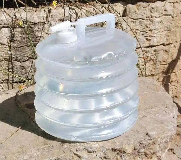 Food Graded Folding Drinking Water Carrier Container Holder Bucket