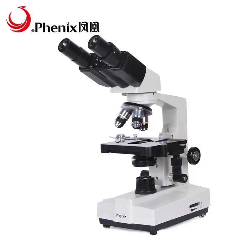 Бинокулярный микроскоп Phenix 100x 1600x новый научный Биологический для детей и
