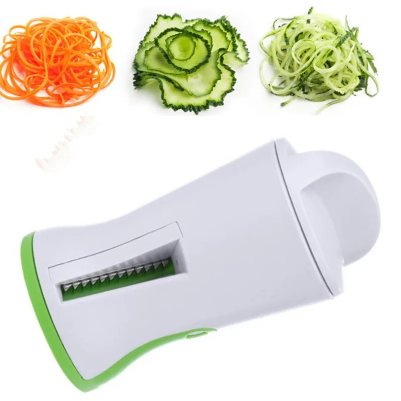 

Vegetable Spiralizer Handheld Spiral Funnel Vegetable Grater Carrot Cucumber Slicer Chopper Vegetable Spiral Blade Cutter