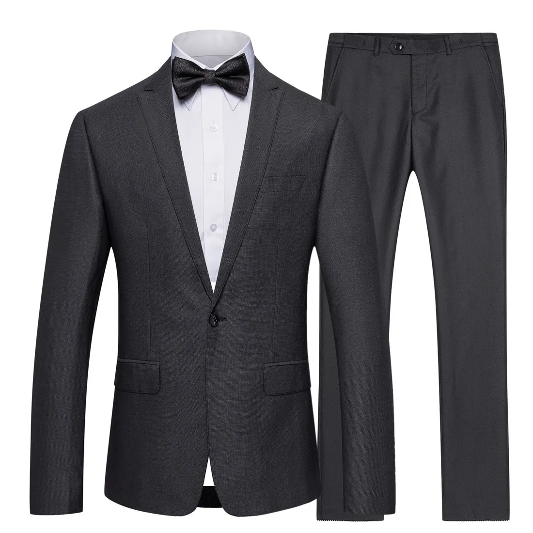 

Good quality of men's business casual suit a grain of buckle suit 2 dresses