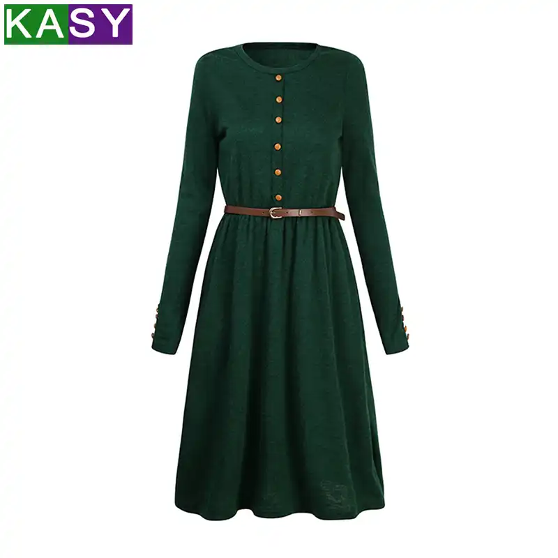 black full length frock