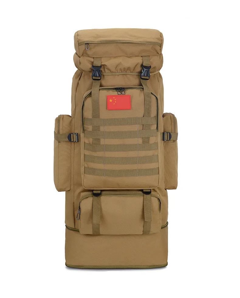 

New Camping Trip Mountaineering Riding Tactical Backpack Men's And Women's Large Capacity Multifunctioncasual Casual Bag 50-54