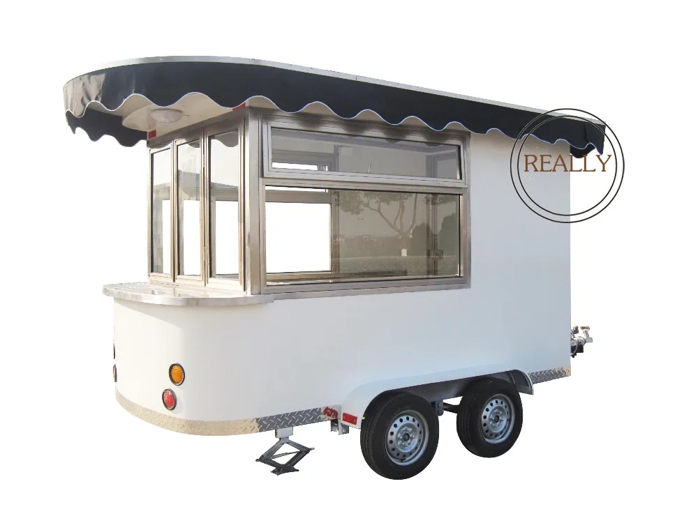510 cm length can be customized Food Carts Mobile Stainless Steel Hot