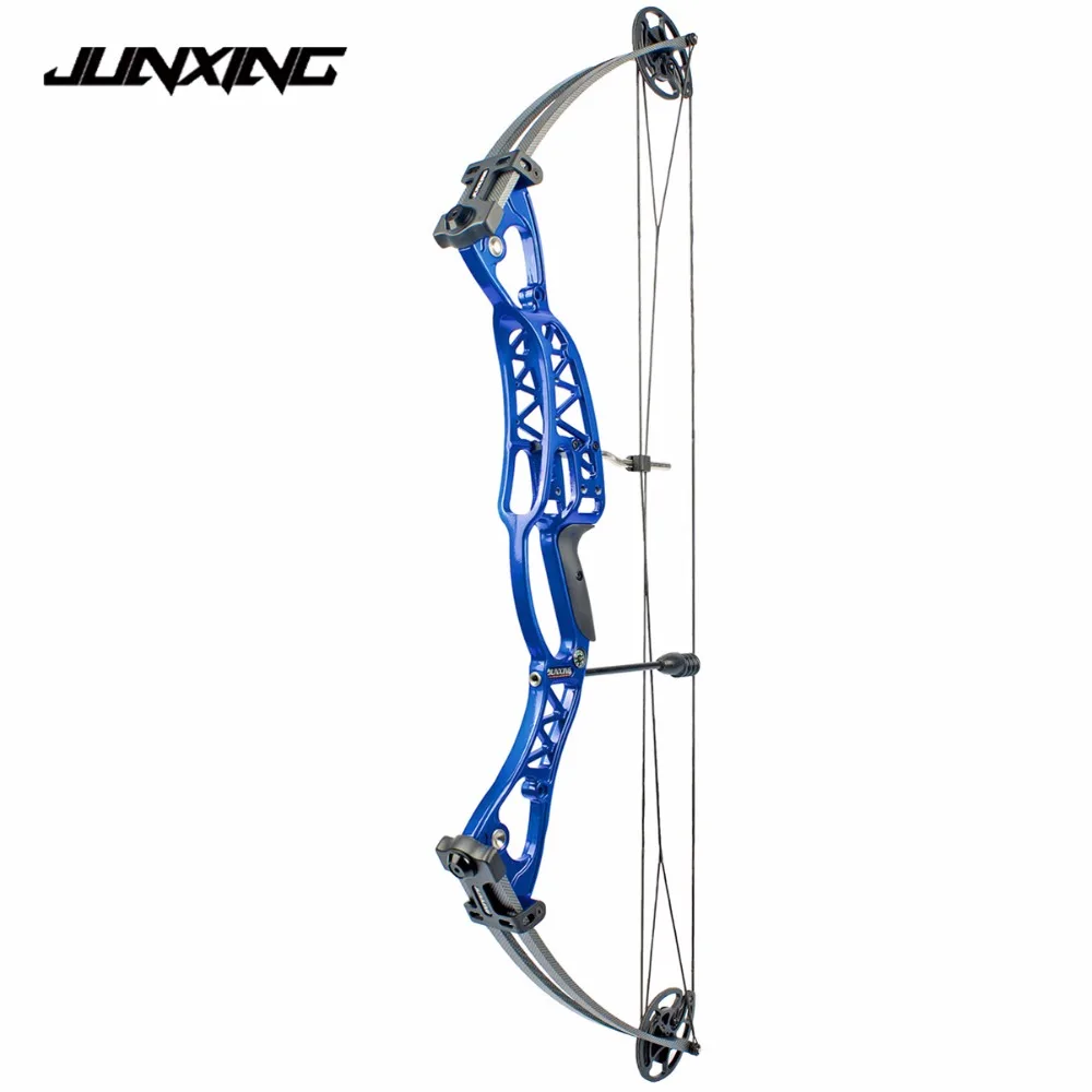 

2 Color 40-60lbs Archery Compound Bow Aluminum Alloy Slingshot Bow with Peep Sight for Outdoor Hunting Shooting