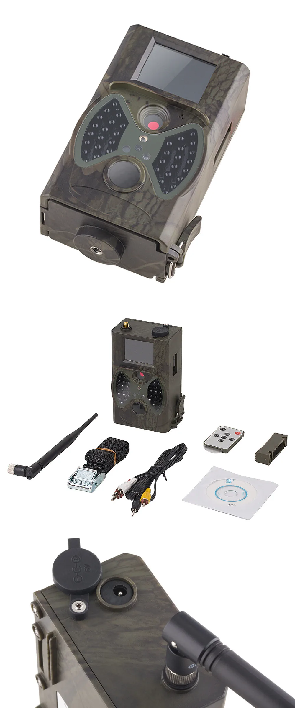 Wildlife Digital Hunting Camera 12mp 940NM HC300M Trail Camera Traps HD GPRS MMS IR Infrared Animal Hunt SMS MMS Trail Camera (8)