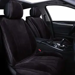 (Спереди и сзади) новые плюшевые авто чехлы на сиденья для Audi A6L R8 Q3 Q5 Q7 S4 RS Quattro A1 A2 A3 A4 A5 a6 A7 A8 Автоаксессуары