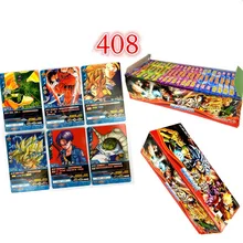 408pcs Dragon Ball GT Super Ultra Instinct Goku Action Toy Figures Commemorative Edition   game collection card Collection Cards
