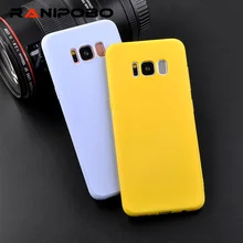 Мягкий ТПУ, конфетный Цвет чехол для телефона для samsung Galaxy S6 S7 край S8 плюс Note8 чехол s для Galaxy A5 A7 J3 J5 J7 J330 J530