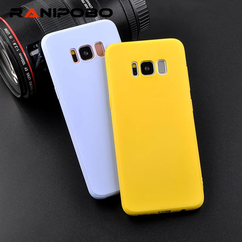 Soft TPU Candy Color Phone Case For Samsung Galaxy S6 S7 Edge S8 Plus Note8 Cases for Galaxy A5 A7 J3 J5 J7 2017 J330 J530