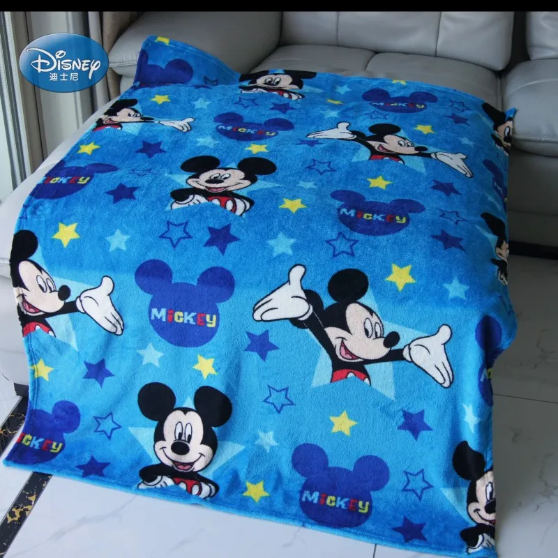 Disney Blue Mickey mouse летнее легкое покрывало для детей на кроватку/Самолет Лето покрывала на мягкую мебель 100x150 см