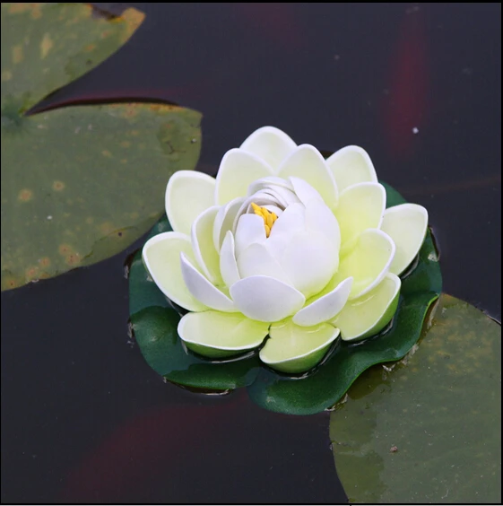 9.5CM Lotus EVA waterproofing water simulation accessories decorative