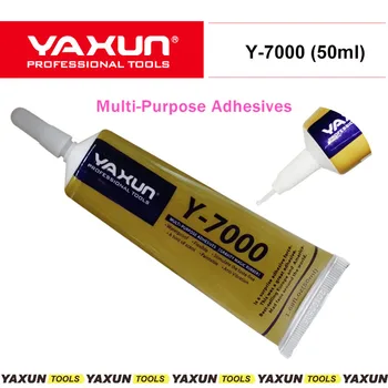 

4pcs 50ml YAXUN Y-7000 Needle Nozzle Adhesive Glue for mobile frame touch,original clear gel multi-purpose for jewelry crystals