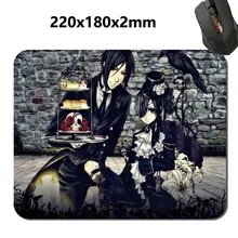 180*220*2m Large black butler Print 2017 New Arrival High Quality Durable Computer Rubber Gaming Anti-Slip Laptop PC Mouse Pad