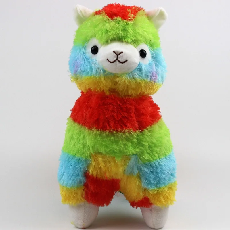 Радуга Альпака Плюшевые игрушки японский мягкий плюш Alpacasso детские 100% плюшевые