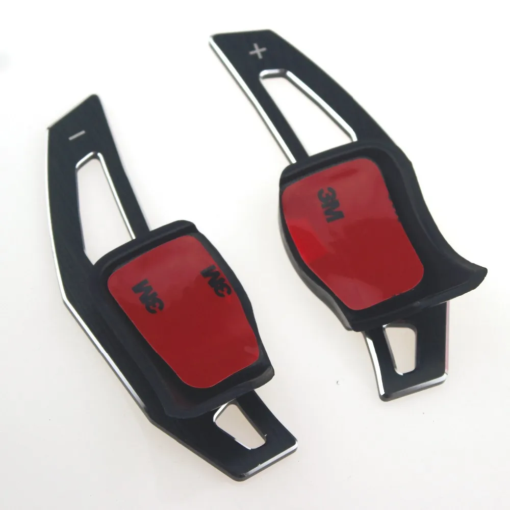 

Carbon Fiber Car Steering Wheel Shift Paddle Cover Paddle Shifter Extension for Volkswagen VW Tiguan Golf 6 MK6 Jetta GTI R20