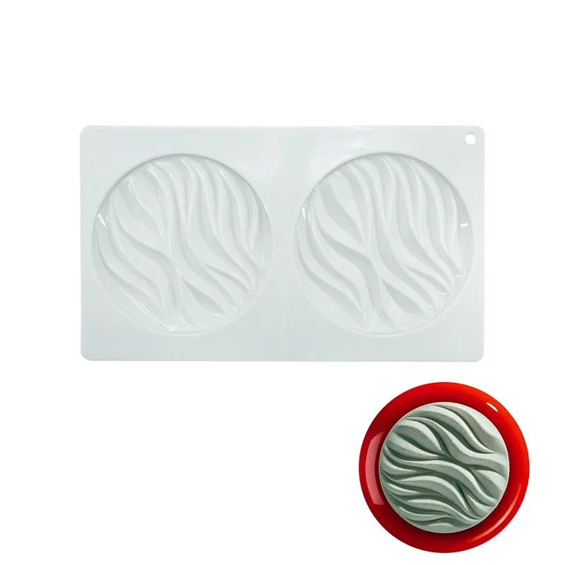 

Silicone Mold For Baking Cake Decorating Tool 3d Wave Shape Cakes Mold Fondant Chocolate Mousse Cakes Mould Sugar Tools Moulds