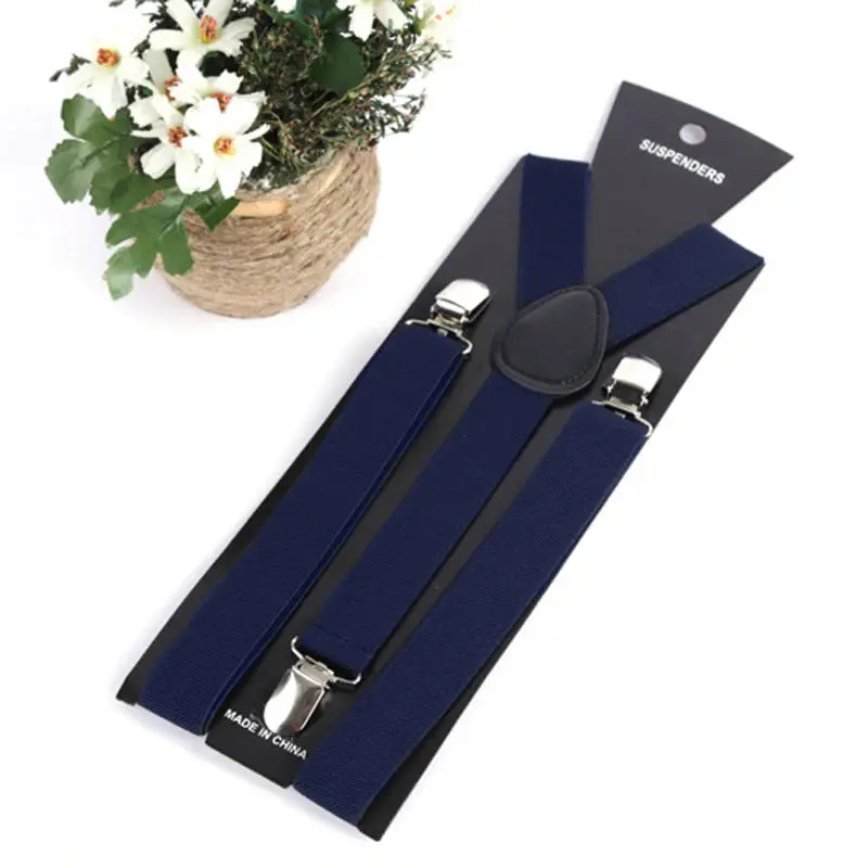 Navy Blue Новинка, 17 цветов, модные женские милые эластичные регулируемые подтяжки, аксессуары для одежды - Цвет: Navy Blue