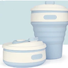 Складной чайник 350 мл силиконовая кружка для воды, автомобиля, бара, офиса, чайного дома, ресторана, дома, отдыха, бара, путешествий, спорта