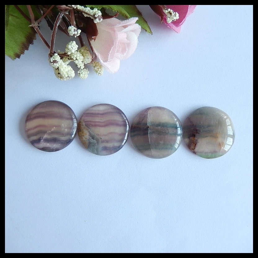 

Natural Rainbow Fluorite Semi-precious stones, Jewelry accessories fashion pendants necklace Cabochons ,25x25x5mm,25x25x6mm,25g