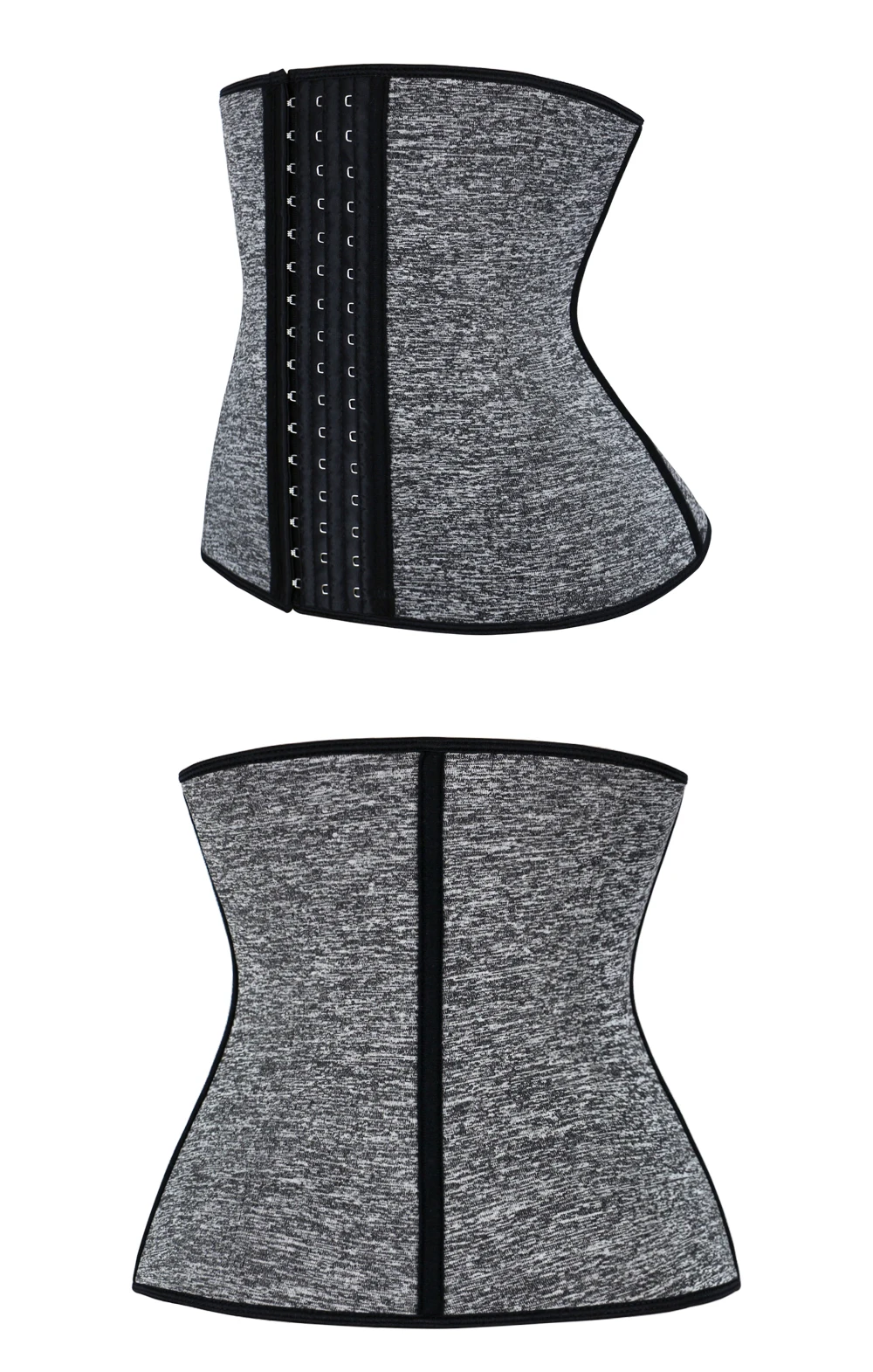 NB1649-01 Atbuty Neoprene Waist Trainer 9 Steel Boned Waist Shaper Plus Size Tummy Cincher Corsets Shapewear (14)