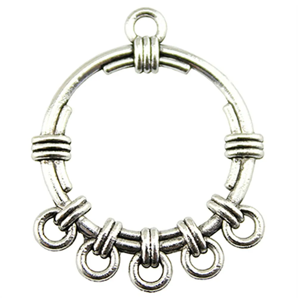 6pcs Charm Earring Connector Earring Connector Charms For Jewelry