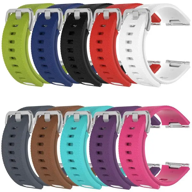 

1Pcs Colorful Silicone Replacement Watch Band Strap Bracelet Wrist Belt for Fitbit Ionic Sport Smart Watch Wrist Band L Size New