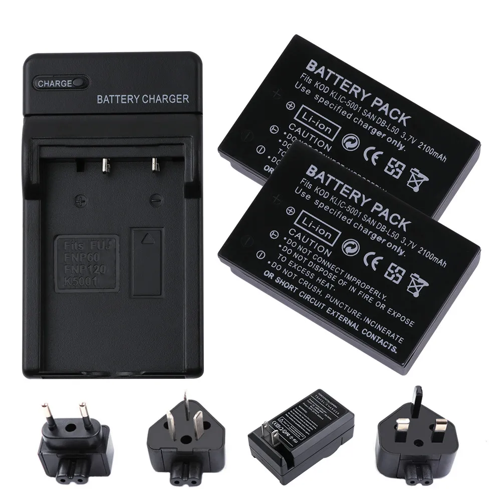 

KLIC-5001 lithium battery K5001 5001 Digital camera battery For Kodak DX6490 DX7440 DX7530 DX7540 DX7580 DX7590 DX7591 DX7630