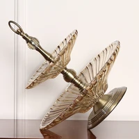 High quality Fruit Plates Stand Pastry Tray Candy Dishes Cake Desserts 2/3 Layer Crystal glass Party Home Decoration 2