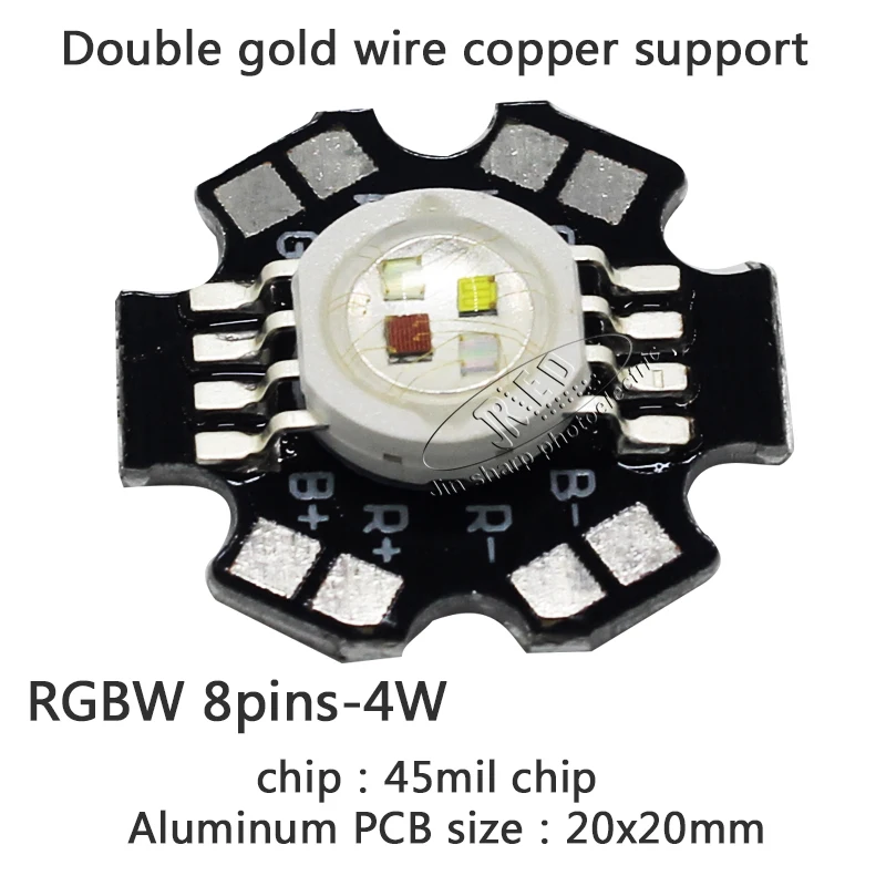5 шт. 12 Вт Cree XLamp XM-L XML RGBW RGB белый или светильник с новой уникальной технологией рассеивания света cо теплый белый Цвет высокое Мощность светодиодный излучатель 4-чип 20 мм звезда печатных плат Бо