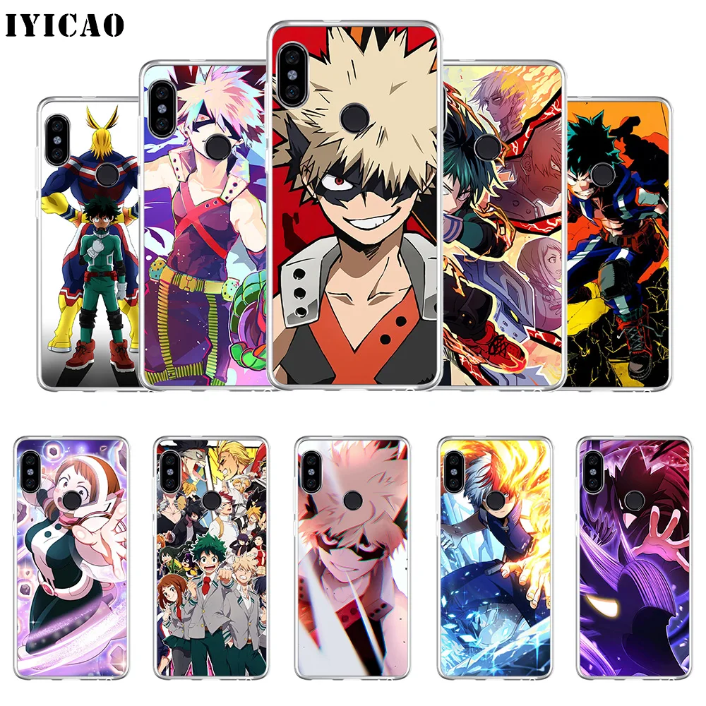 Мягкий силиконовый чехол для телефона IYICAO My Hero academic Xiaomi Mi 9 8 SE 6 A1 A2 Lite F1 MIX2S MIX3 из
