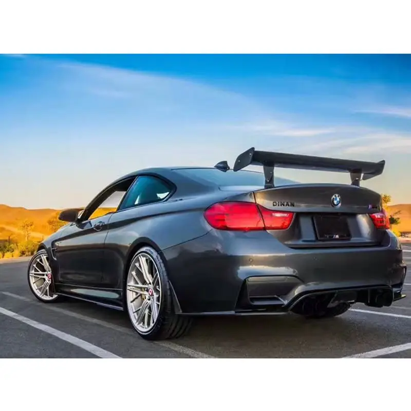 

MONTFORD Car Styling GTS Carbon Fiber Modified Rear Spoiler Tail Wing For BMW 1M M3 E82 E87 E90 E92 E93 F30 F10 Revozport Style
