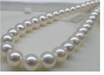 

gift word AAAA 17" 11-11.5MM ROUND SOUTH SEA WHITE PEARL NECKLACE Factory Wholesale price Giftword for women jewelry