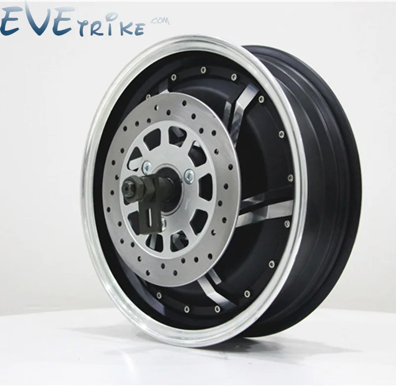 Evetrike 13 дюймов 2000-8000 Вт 48-60-72в бесщеточный Электрический скутер постоянного тока Электрический Мотоцикл втулка мотор и полный комплект по запросу