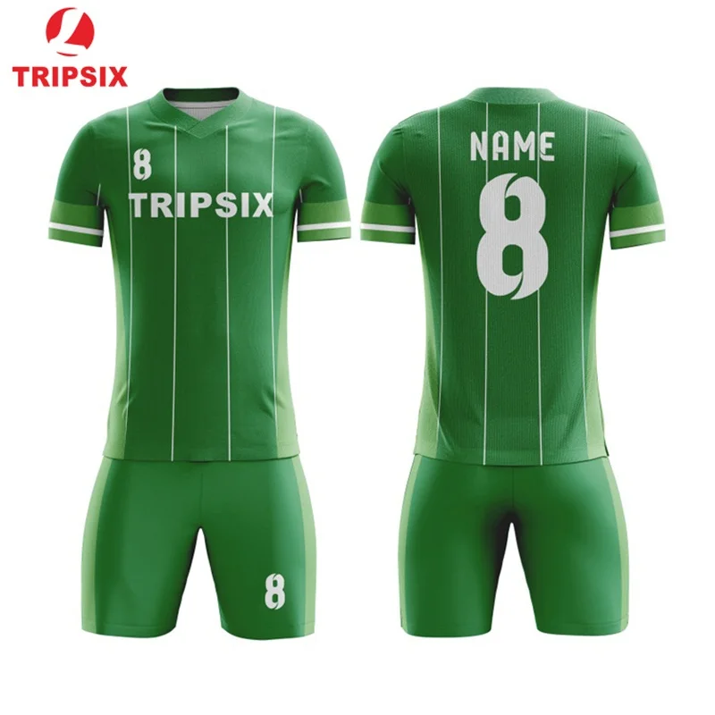 green soccer shirt