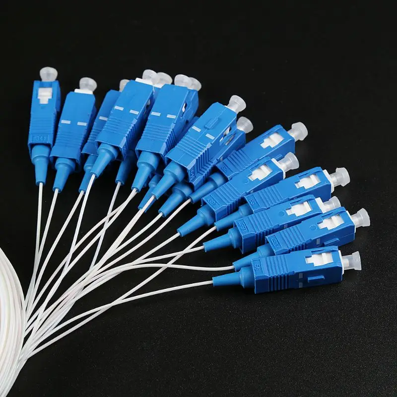 

SC/UPC Optical Fiber Connector 0.9mm Single Mode FBT Miniature PLC Splitter