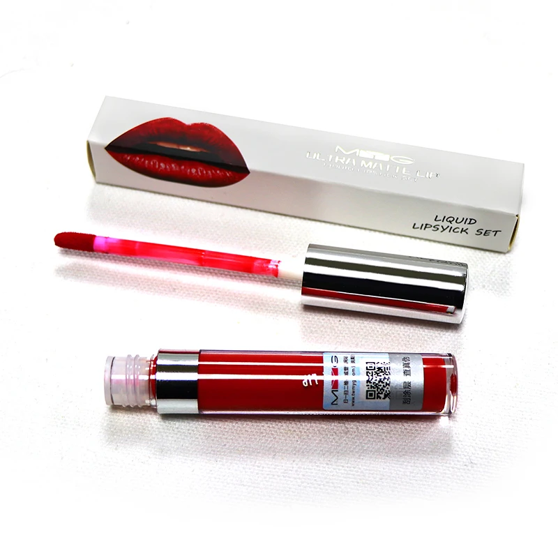 

MYG makeup Many Colors Waterproof Matte Liquid Lipstick long-lasting Red Pink Lip gloss