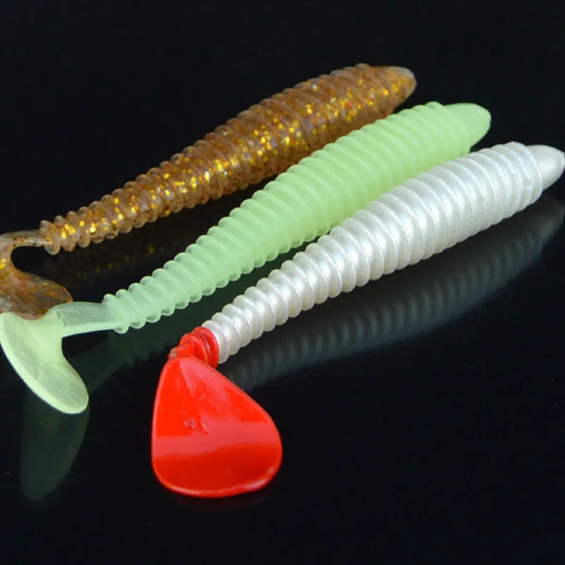 Fishing Lure Grub Soft Bait Boot T Tail Fish 10cm/8.5g Single Tail Worm Artificial Lures TEXAS