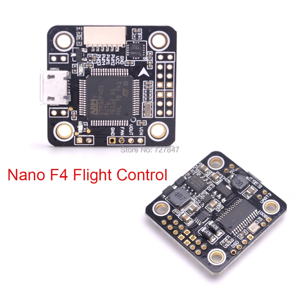 

Newest F4 For NANO STM32F405 2-4S Flight Controller 20*20mm Built-in OSD 5V BEC LC filter FC for RC FPV Racing Drone