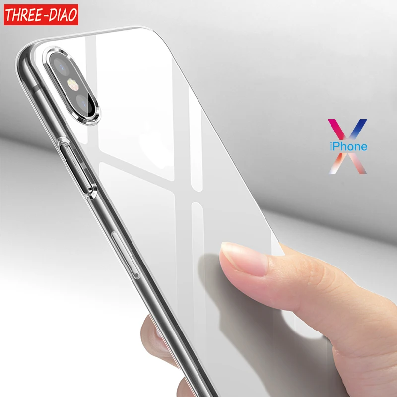 

Ultra Thin Soft Transparent TPU Case For iPhone 8 8 7 Plus 7 5 5S SE Clear Silicone Full Cover For iPhone X Case 6 6S Plus Cases