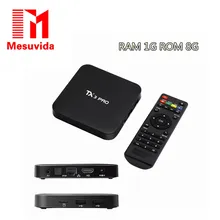 MESUVIDA TX3 PRO TV BOX Android 6.0 Amlogic S905X Quad Core Set-top Box 1G 8G Android TV Box HDMI H.265 2.4G WIFI Media Player