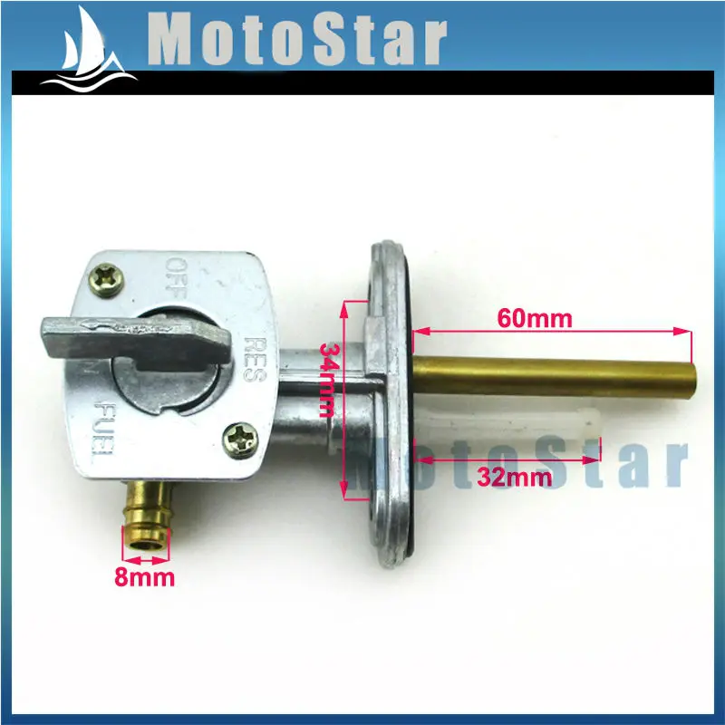 

8mm Fuel Petcock Valve Switch Tap For Yamaha Banshee YFZ350 YFM 660 Grizzly