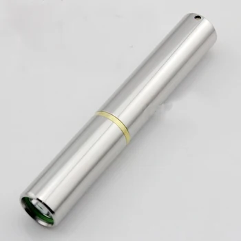 

Mini Stainless Steel High Quality Led Flashlight Lantern Straight Q5 260 Lumens Torch Super Bright Tactical Flashlight 10440 Aaa