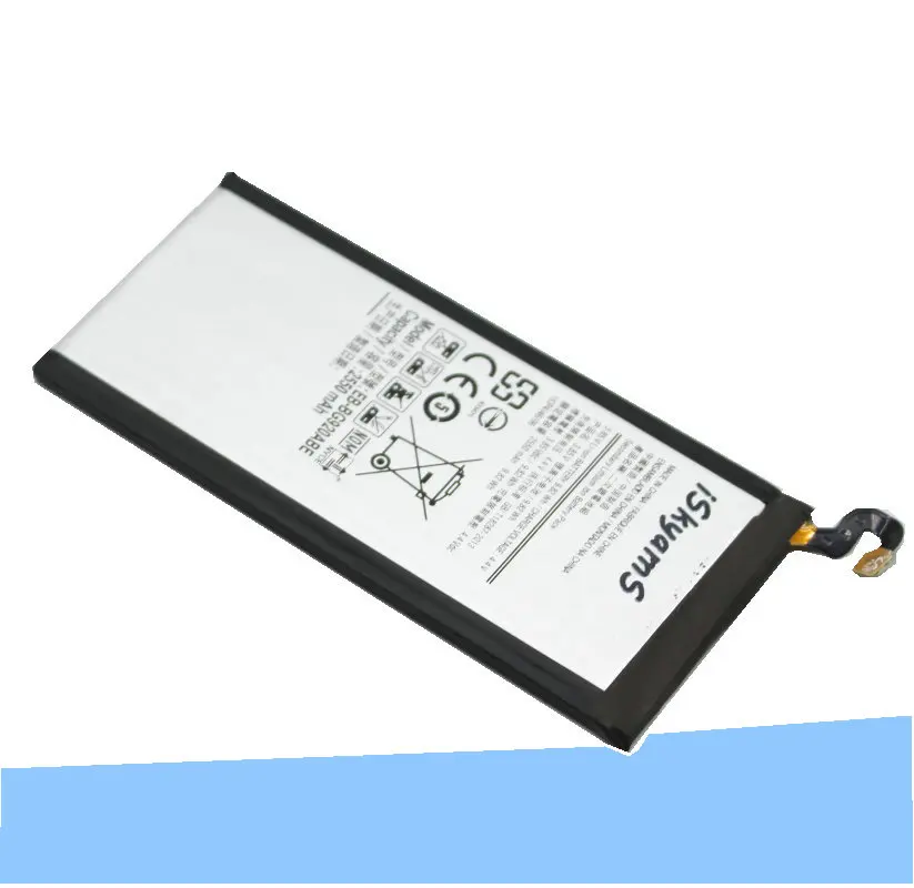 ISkyamS 1x2550 мАч EB BG920ABE сменный литий ионный аккумулятор для Samsung Galaxy S6 G9200 G920i G920f G920A