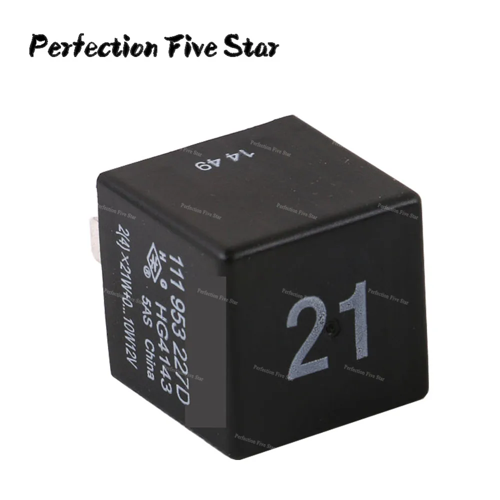 

111953227D 3 Pin 3 prong Turn Signal Flasher Light Relay #21 Fit for Audi VW Volkswagen Porsche Volvo
