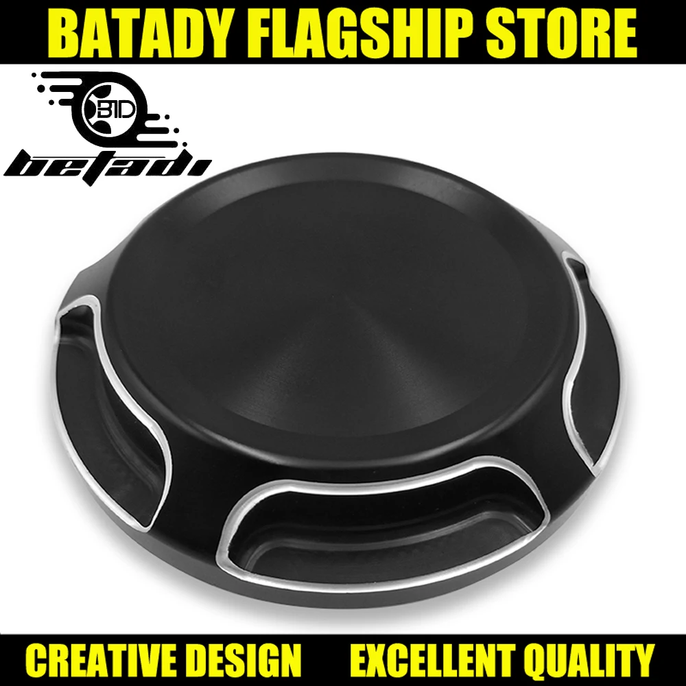 

Moto Noir En Aluminium De Gaz De Carburant Bouchon pour Harley Sportster Universal fuel tank cap 1200 XL883 48 1996-Up