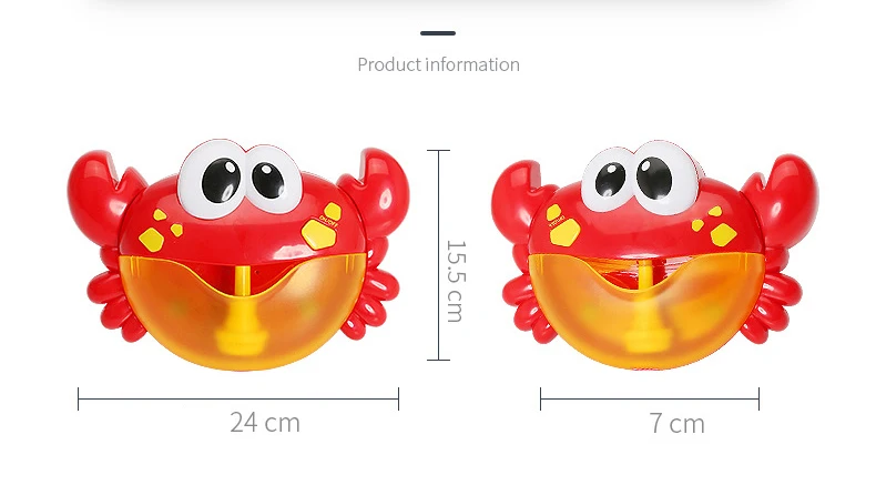 1 шт. надувные Пузырьковые крабы детская Ванна игрушка детское устройство для мыльных пузырей ванна для купания машина для мыльных пузырей игрушка с музыкальной водой игрушечный детский душ
