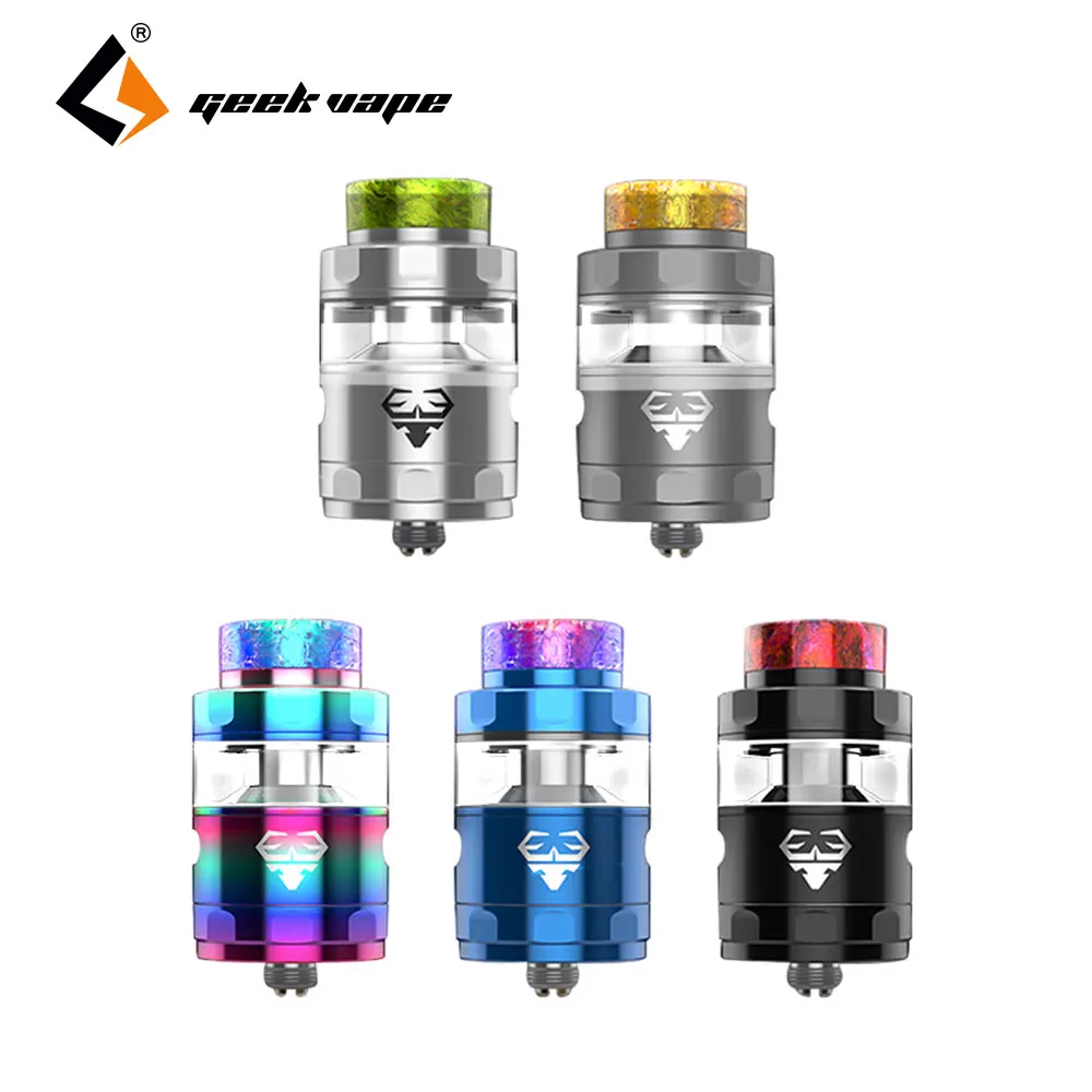

Original GeekVape Blitzen RTA Tank 5ml/2ml Blitzen RTA E-cigarette atomizer Large build deck smooth airflow as geekvape ammit