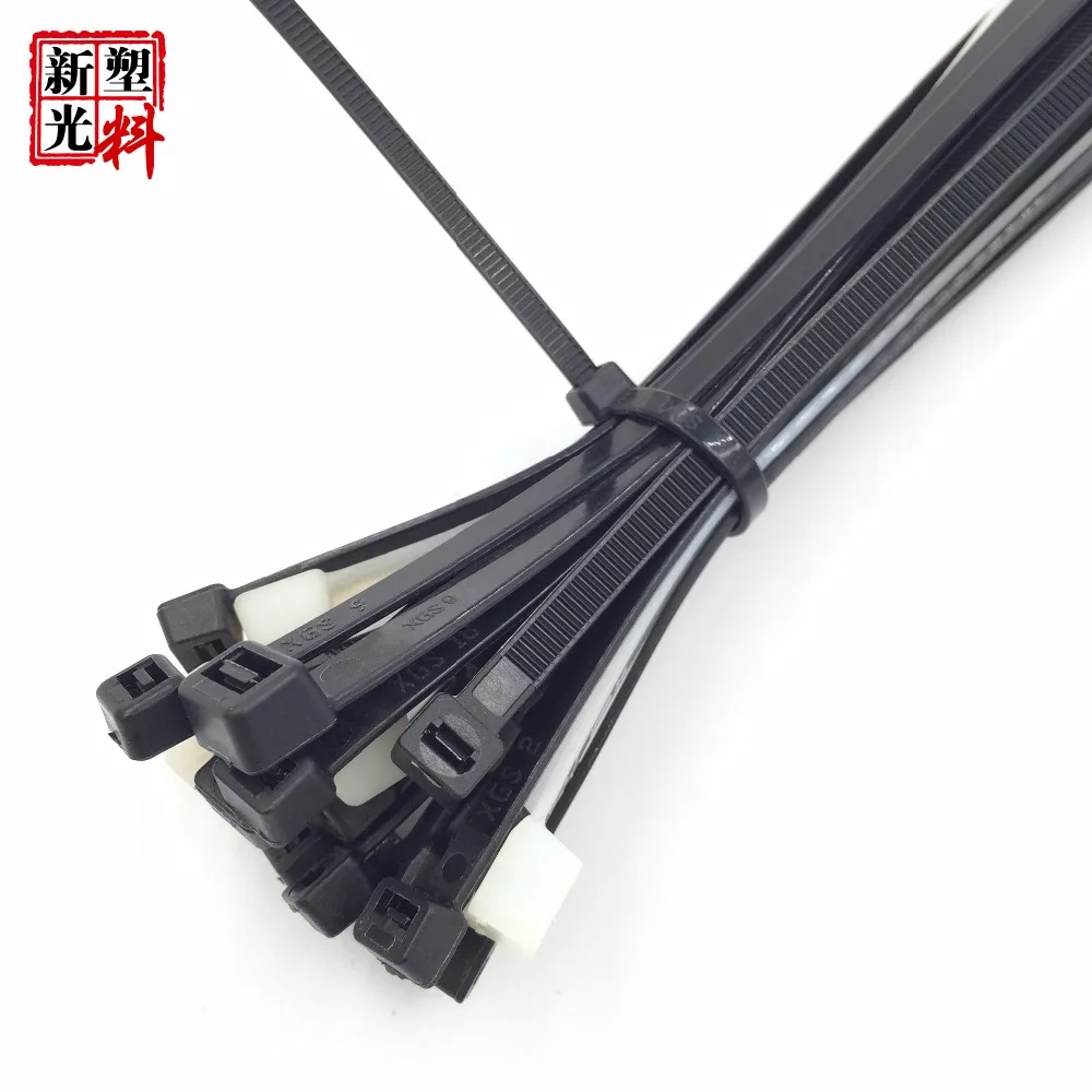 1000 шт./упак. 3*150 мм Высококачественная ширина 2,5 мм черный цвет самоблокирующиеся пластиковые нейлоновые кабельные стяжки, стяжка для провода