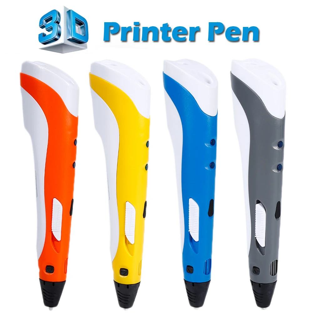 

Centechia DC 12V Creative 3d printer pen Drawing 3D Pen With Free ABS filaments 3D Printing 3d pens Best Gift for Kids Birthday