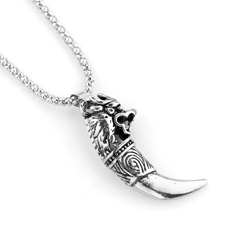 

Wolf Tooth Pagan Amulet Fenrir Vikings Cool Jewelry Viking Pendant High Quality Gift For Man Woman Movie Jewelry Drop Shipping